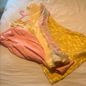 Pure silk and and embroidered Indian suit